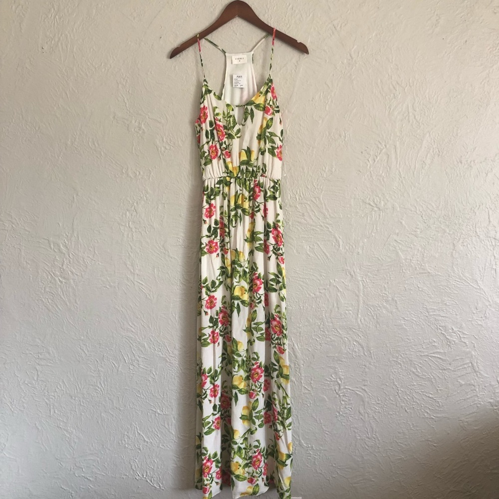 NWT!! Everly Lemon Floral Dress